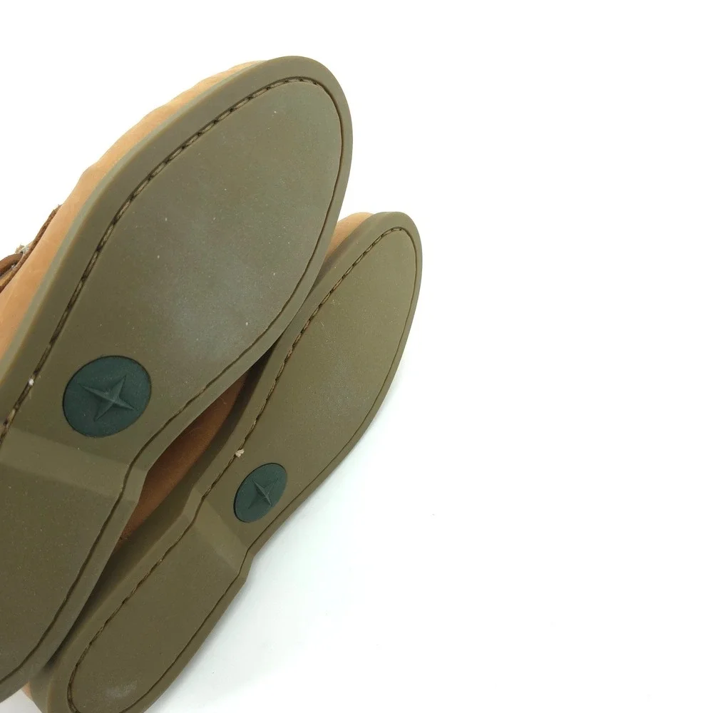 Eastland Mens Sea Dog Boat Shoe Leather Peanut Tan Size 9 Handcrafted Classic